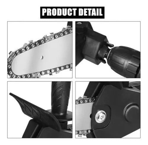 ADAPTADOR DE MOTOSIERRA PARA TALADRO