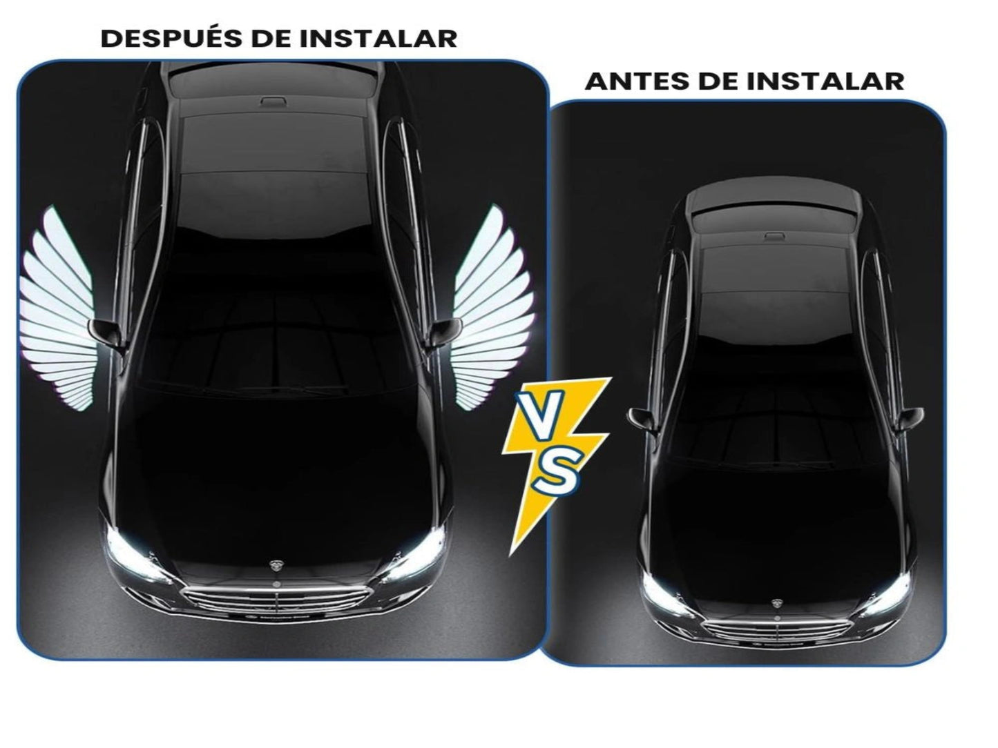 ALAS PARA CARRO (PAR DE LUCES DE ESPEJO)