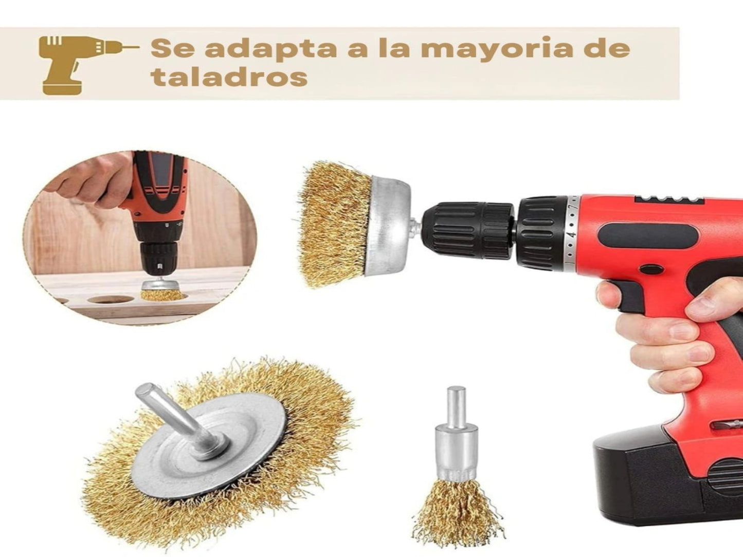 JUEGO DE BROCAS QUITA OXIDO (5 BROCAS)