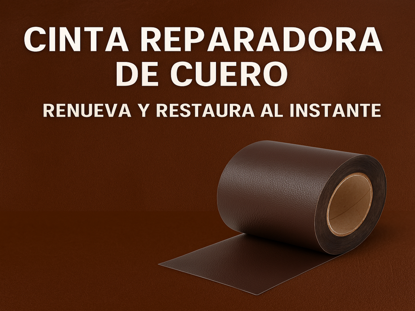 CINTA DE REPARACIÓN DE CUERO (ROLLO DE 10M)