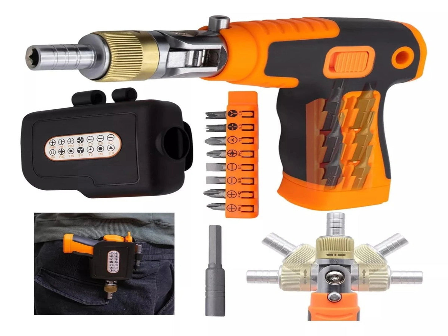 DESTORNILLADOR CON PUNTAS INTERCAMBIABLES