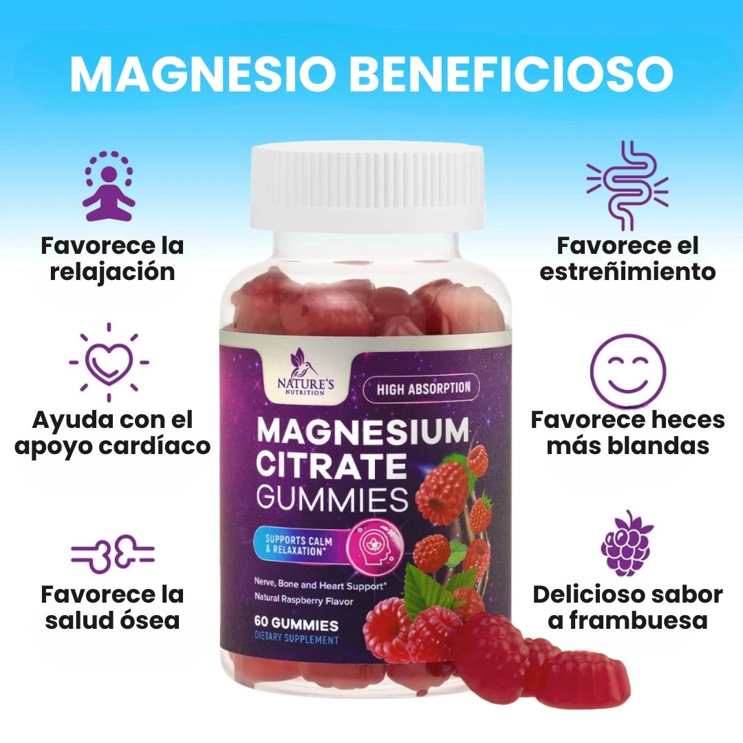 GOMAS DE CITRATO DE MAGNESIO