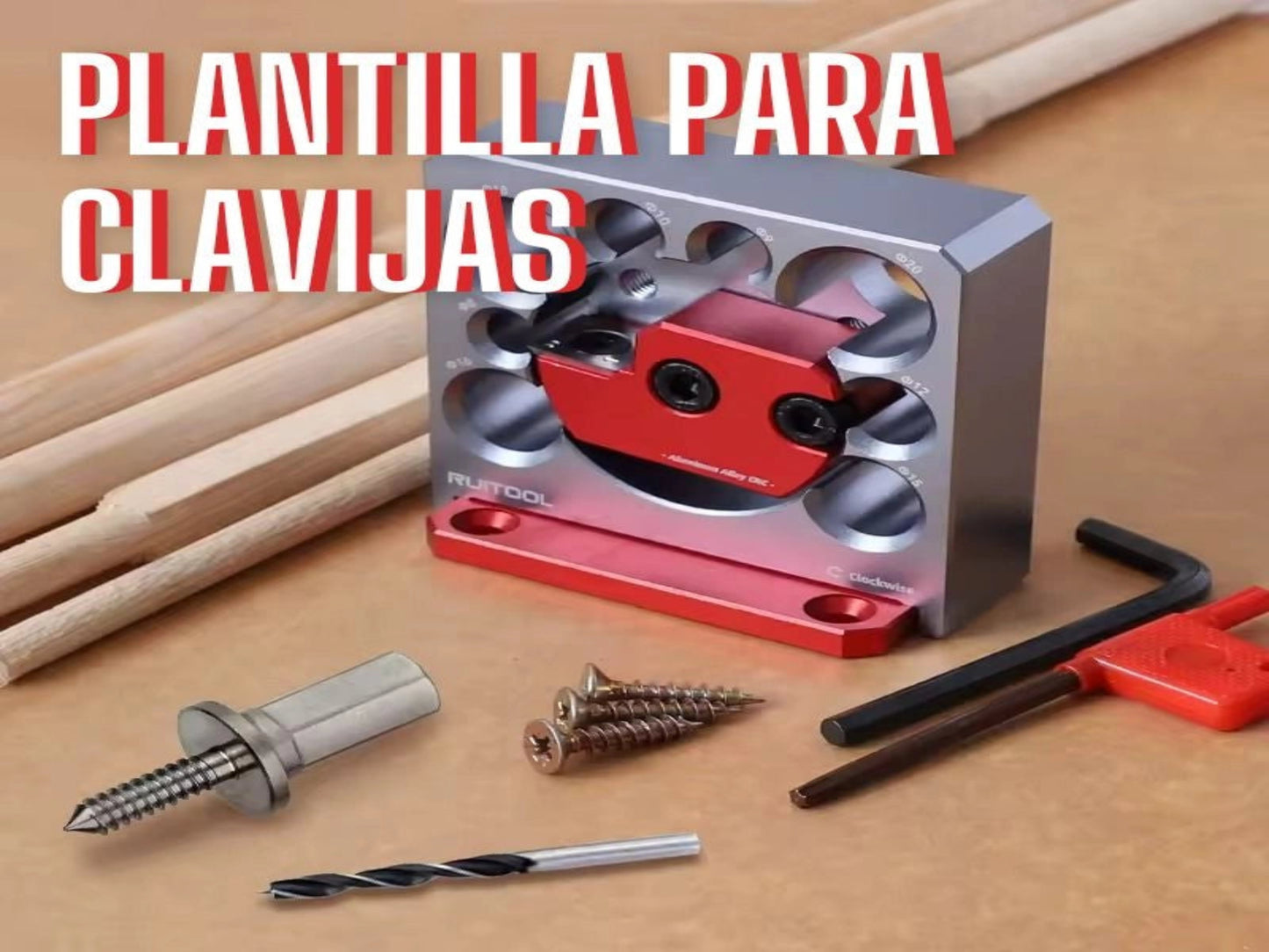 SpinCut - PLANTILLA PARA CLAVIJAS