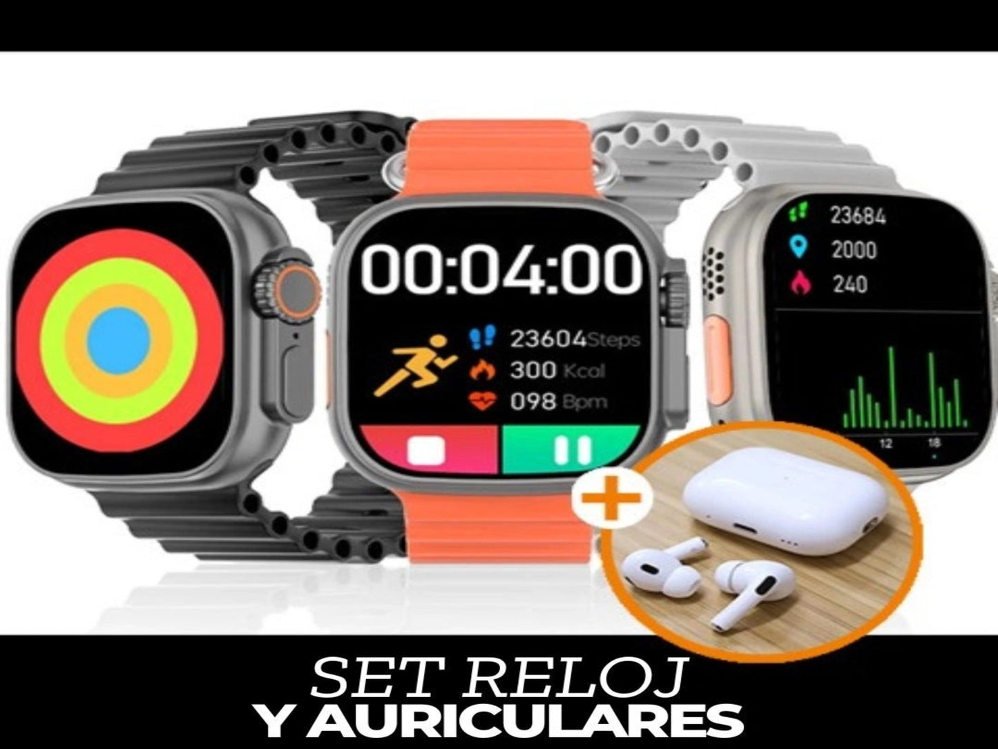 SET RELOJ Y AURICULARES