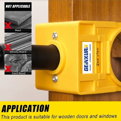 KIT PARA INSTALACIÓN DE CERRADURA DE PUERTA
