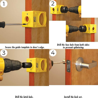 KIT PARA INSTALACIÓN DE CERRADURA DE PUERTA