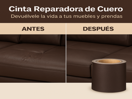CINTA DE REPARACIÓN DE CUERO (ROLLO DE 10M)