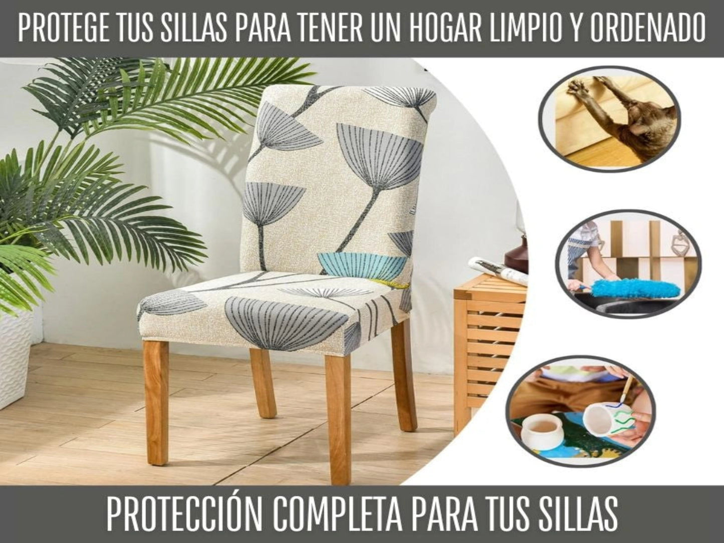 FORRO PROTECTOR PARA SILLA X2