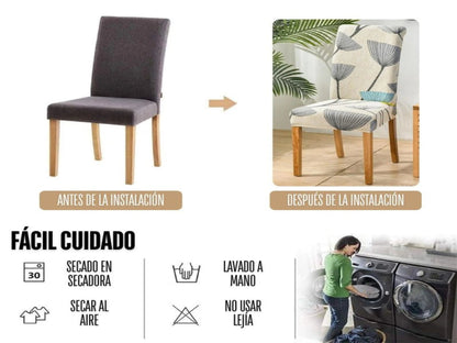 FORRO PROTECTOR PARA SILLA X2