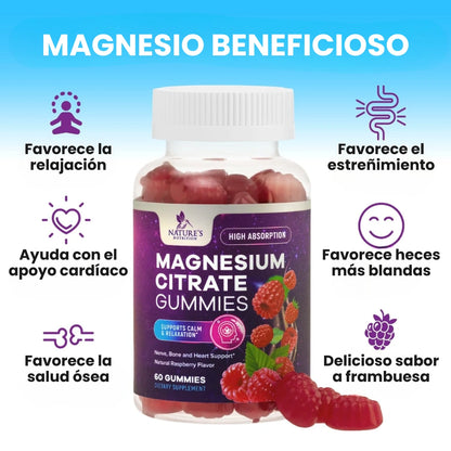 GOMAS DE CITRATO DE MAGNESIO