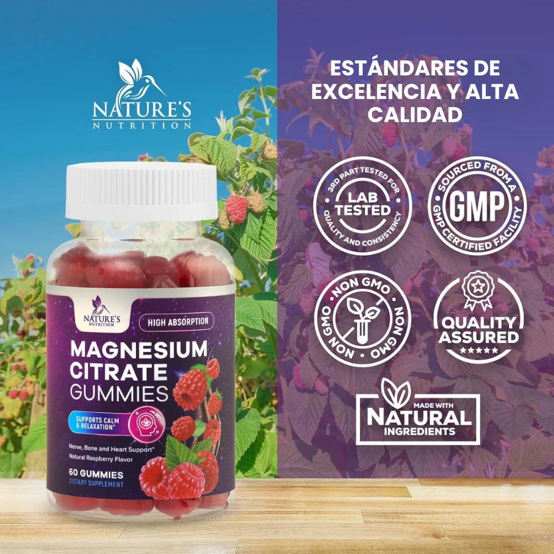 GOMAS DE CITRATO DE MAGNESIO