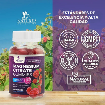 GOMAS DE CITRATO DE MAGNESIO