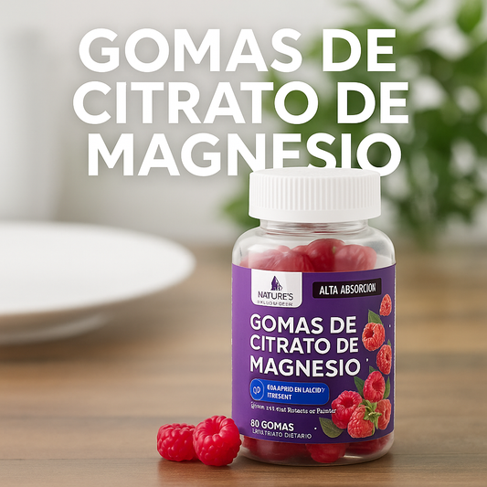 GOMAS DE CITRATO DE MAGNESIO