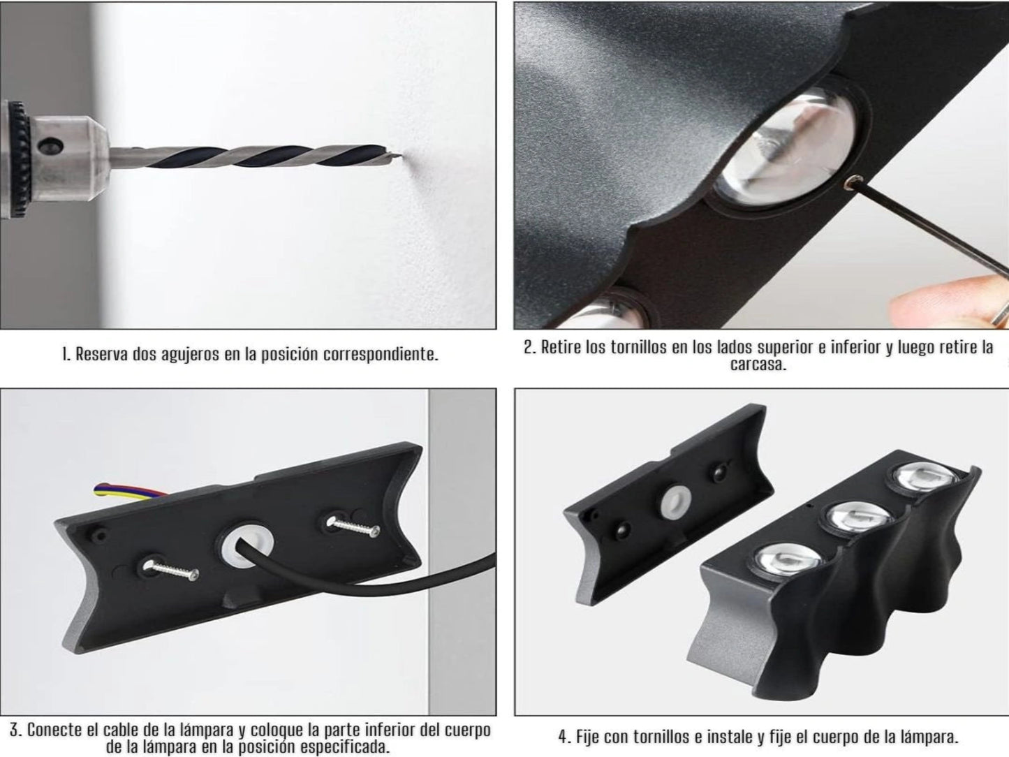 LÁMPARA DE LUZ CALIDA X2