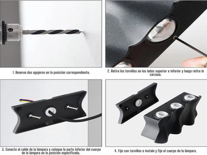 LÁMPARA DE LUZ CALIDA X2