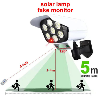 LAMPARA CON PANEL SOLAR