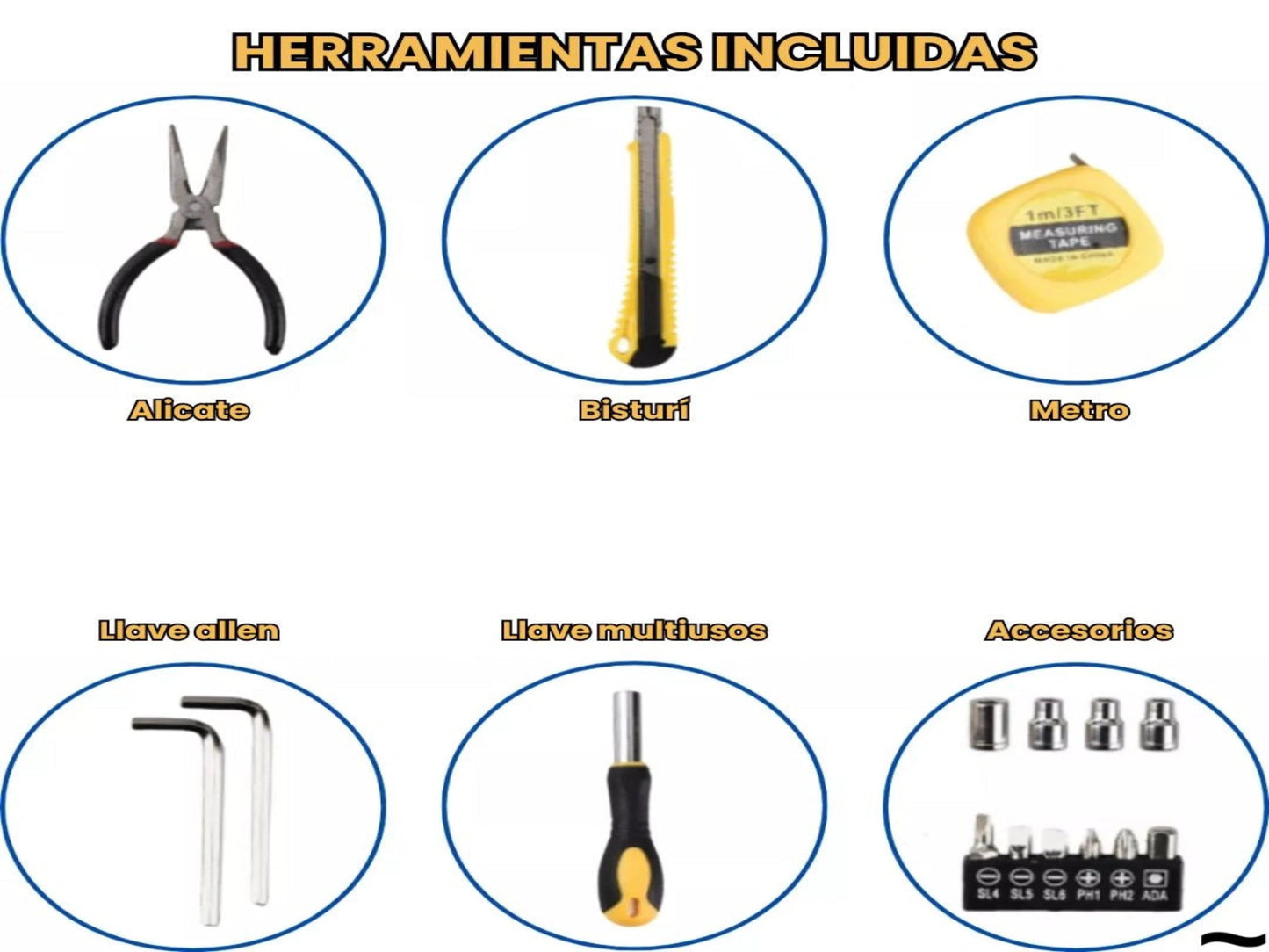 LINTERNA CON SET DE HERRAMIENTAS