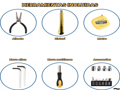 LINTERNA CON SET DE HERRAMIENTAS