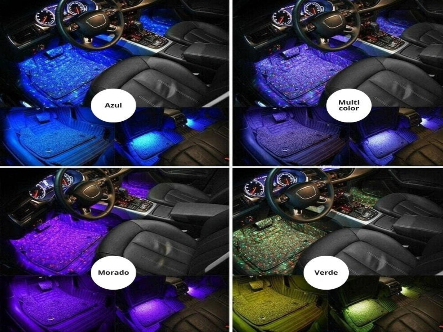 LUZ AMBIENTAL PARA CARRO PAR