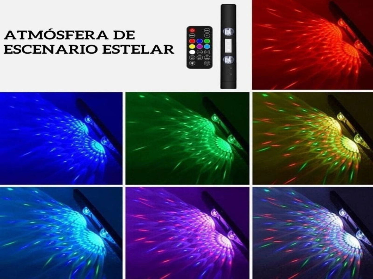 LUZ AMBIENTAL PARA CARRO PAR