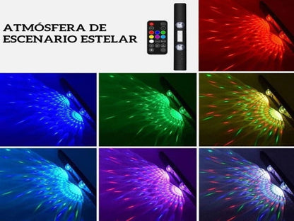 LUZ AMBIENTAL PARA CARRO PAR