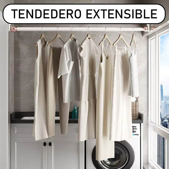 TENDEDERO EXTENSIBLE PARA ROPA