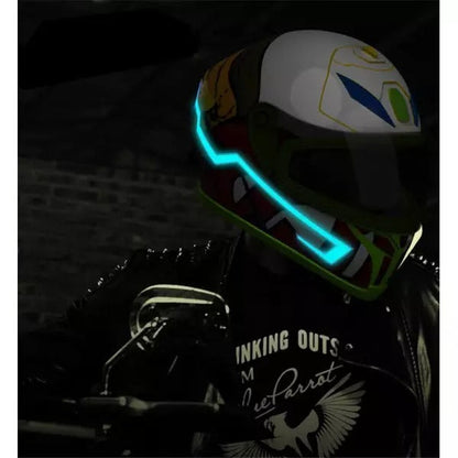TIRAS DE LUZ PARA CASCO DE MOTO
