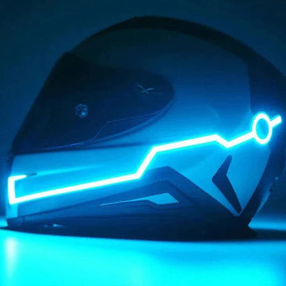 TIRAS DE LUZ PARA CASCO DE MOTO