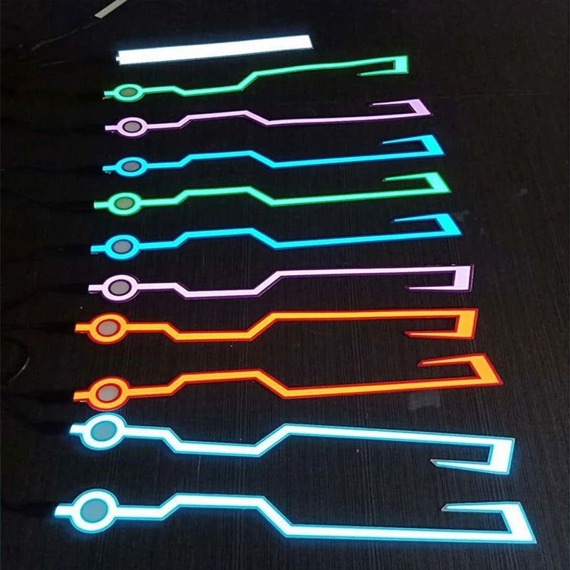 TIRAS DE LUZ PARA CASCO DE MOTO