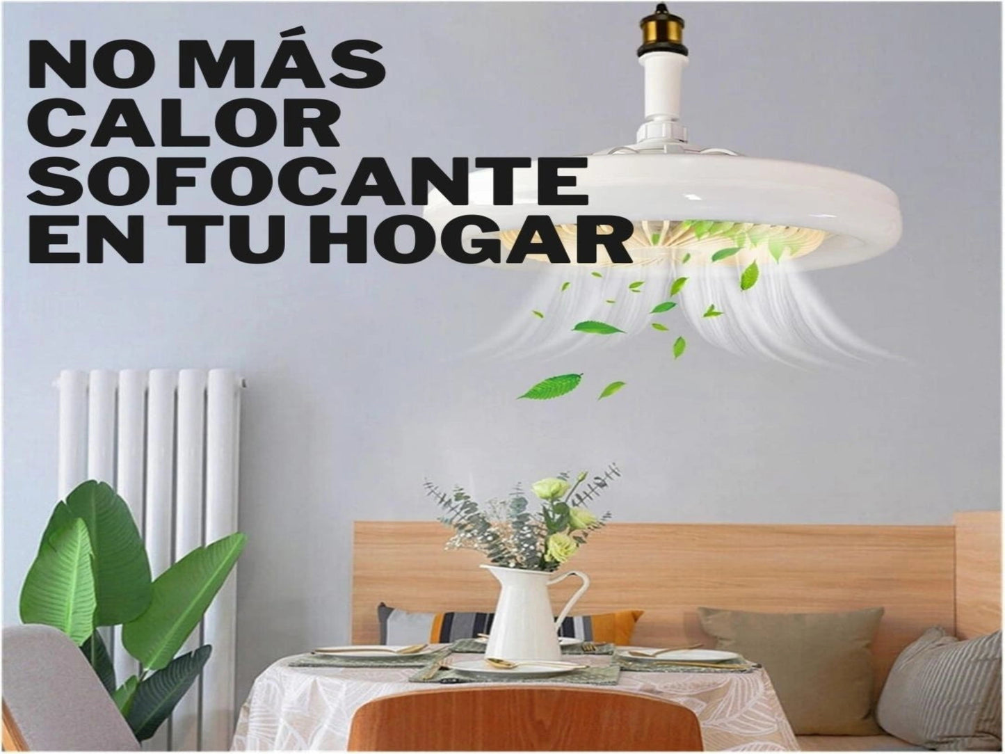 VENTILADOR CON LUZ LED