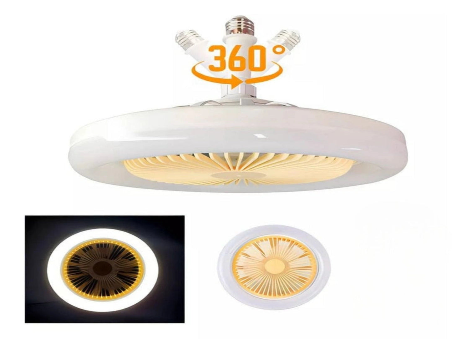 VENTILADOR CON LUZ LED