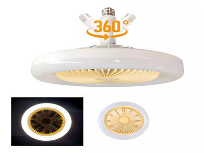 VENTILADOR CON LUZ LED
