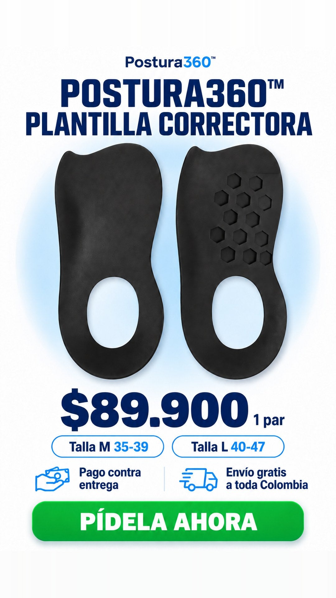 Postura360 Plantilla Correctora $89.900